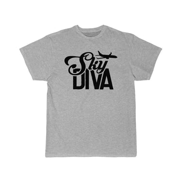 Sky Diva Flight Attendant Job Cabin Crew Aviation T-SHIRT THE AV8R